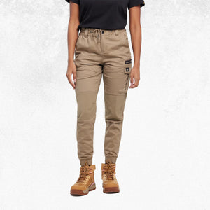 CAT Women's Cuffed Dynamic Pant Khaki 1