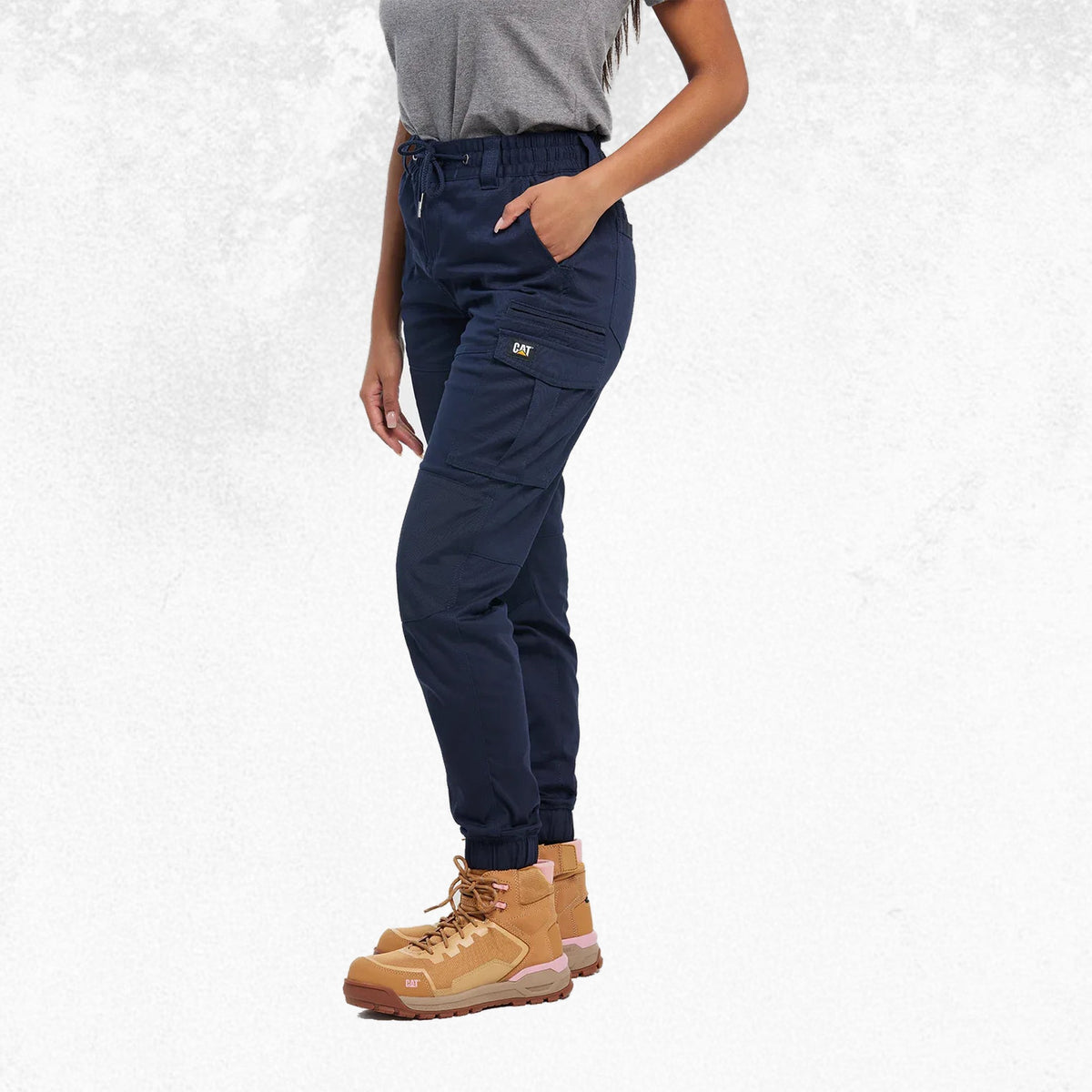 CAT Women's Cuffed Dynamic Pant Navy 2