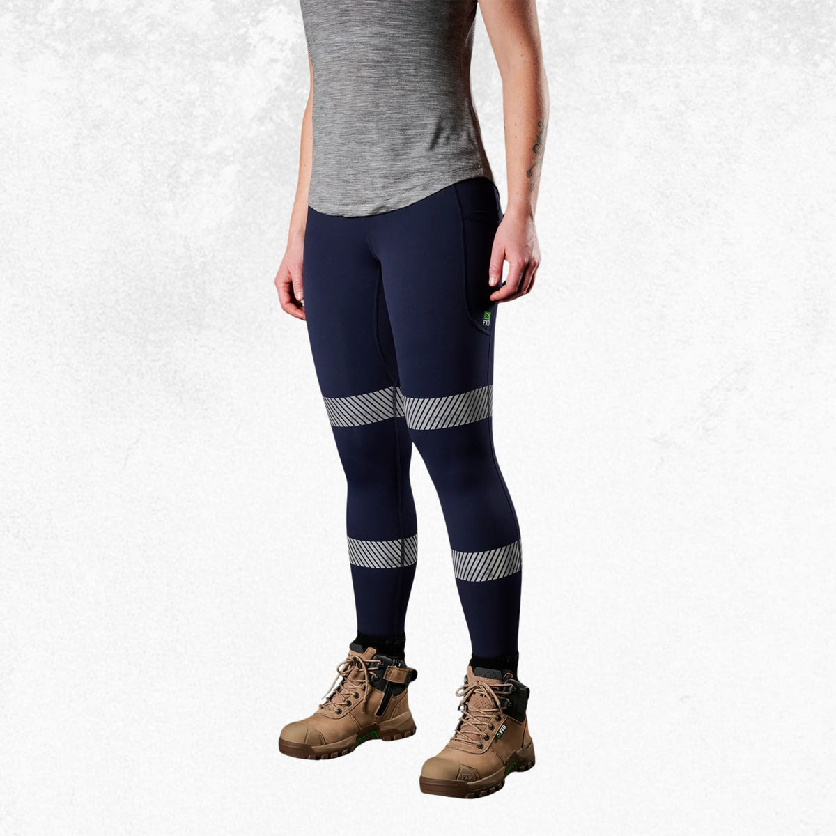 FXD WP-9WT Women's Taped Stretch Work Leggings