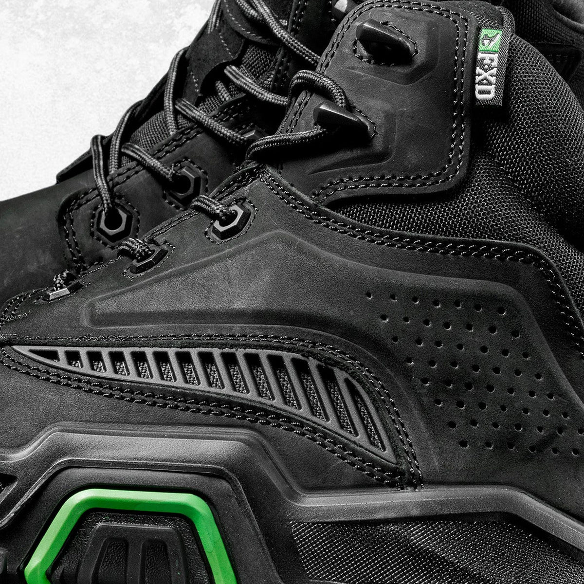 FXD DURA X-2 Mid Cut Work Boot Black 11