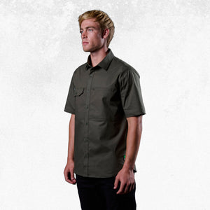 FXD SSH-3 Vented Tech Short Sleeve Shirt Green 2