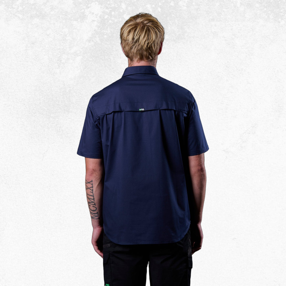 FXD SSH-3 Vented Tech Short Sleeve Shirt Navy 3