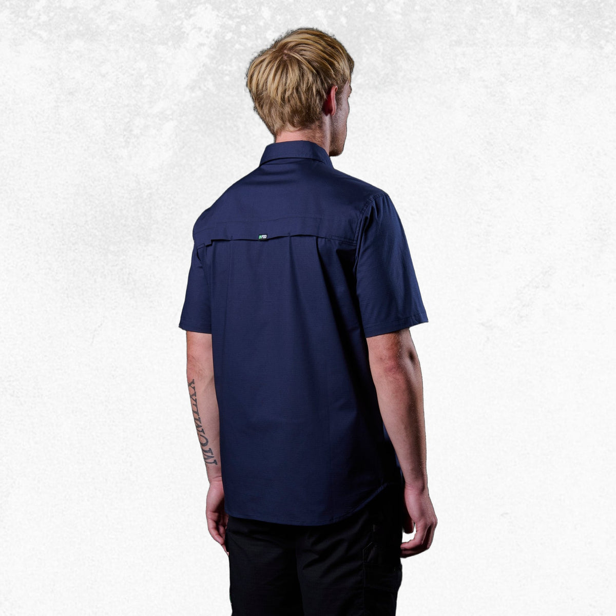 FXD SSH-3 Vented Tech Short Sleeve Shirt Navy 4