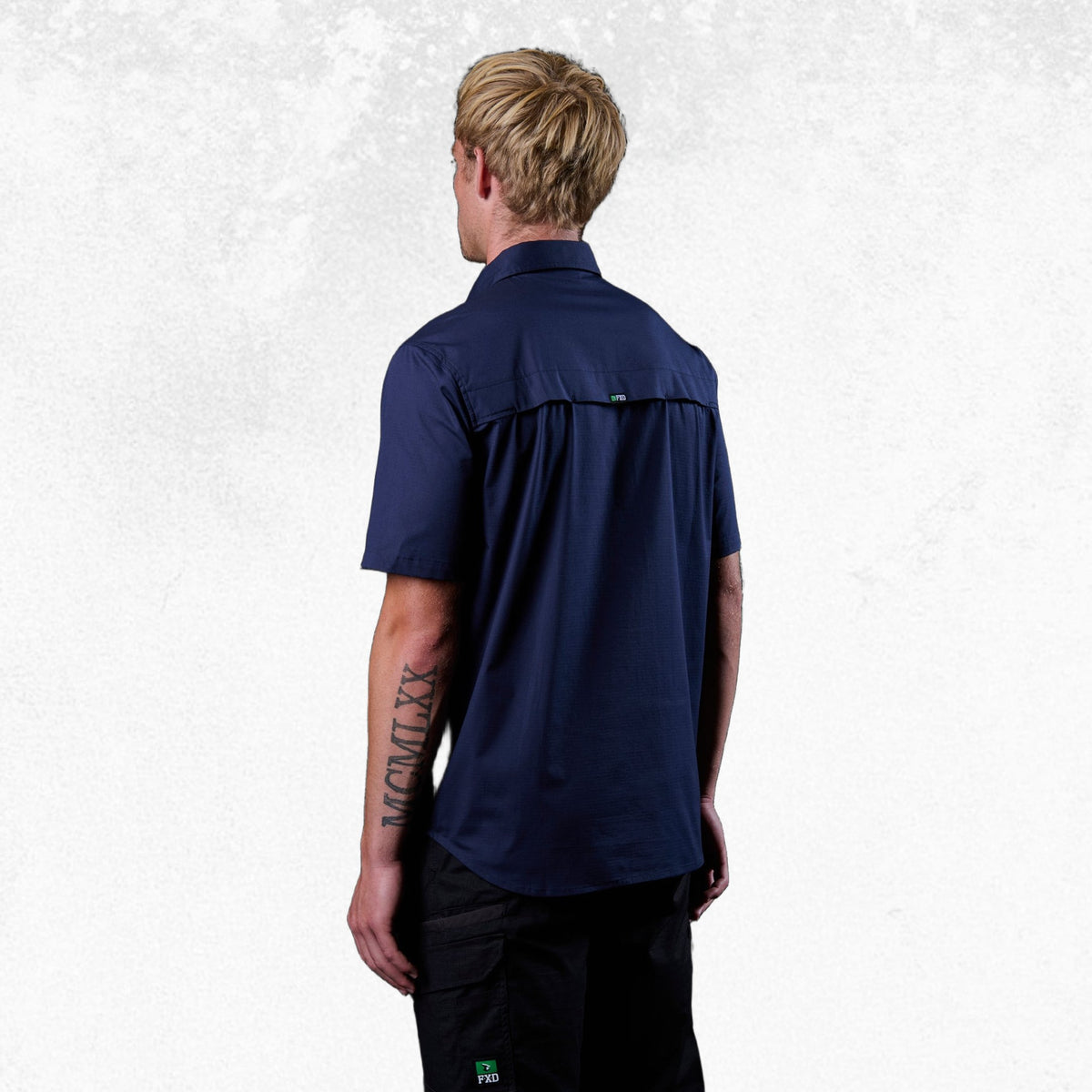 FXD SSH-3 Vented Tech Short Sleeve Shirt Navy 6