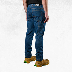FXD WD-4 Coolmax Stretch Denim Straight Fit Jeans Mid Blue 3