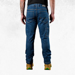 FXD WD-4 Coolmax Stretch Denim Straight Fit Jeans Mid Blue 4