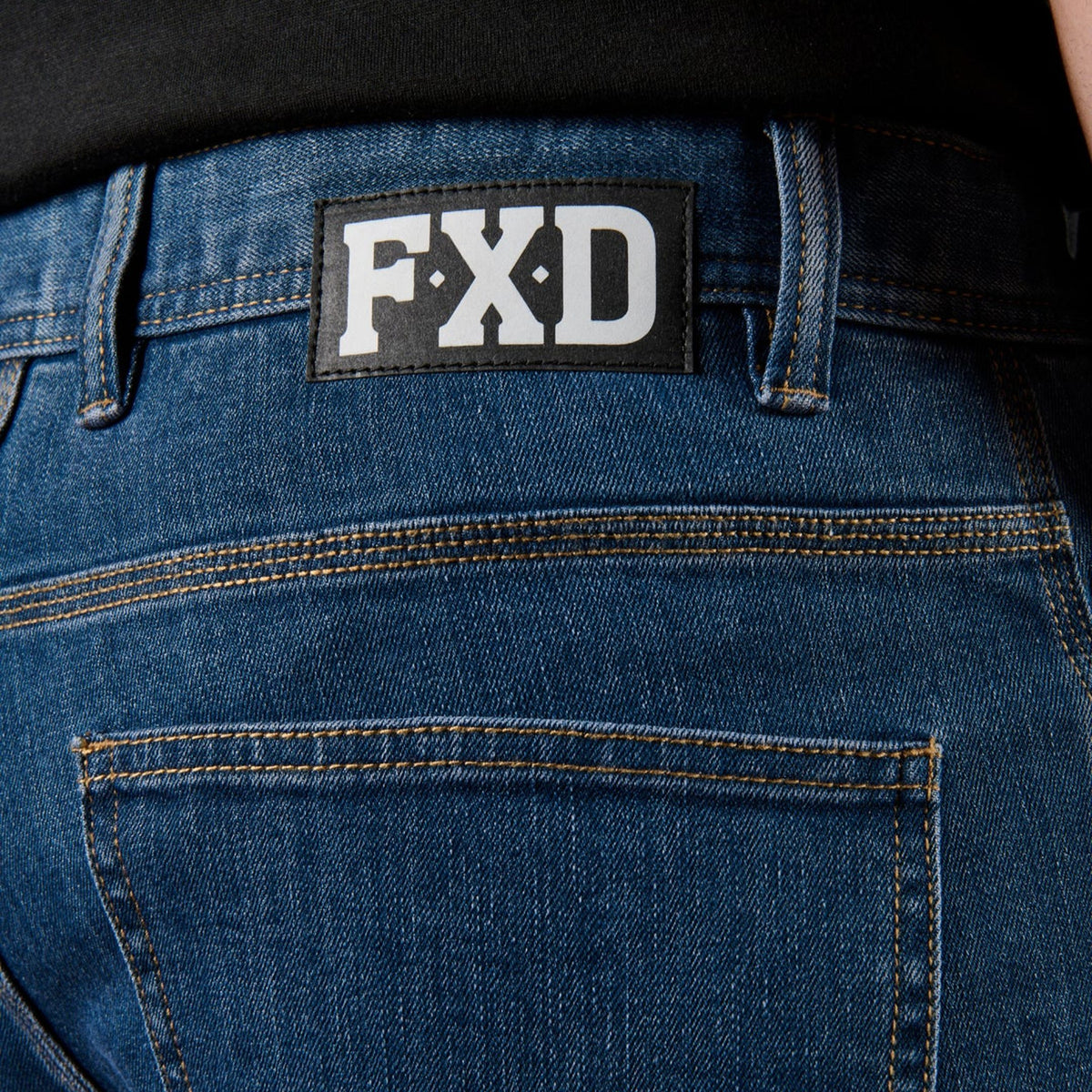 FXD WD-4 Coolmax Stretch Denim Straight Fit Jeans Mid Blue 5