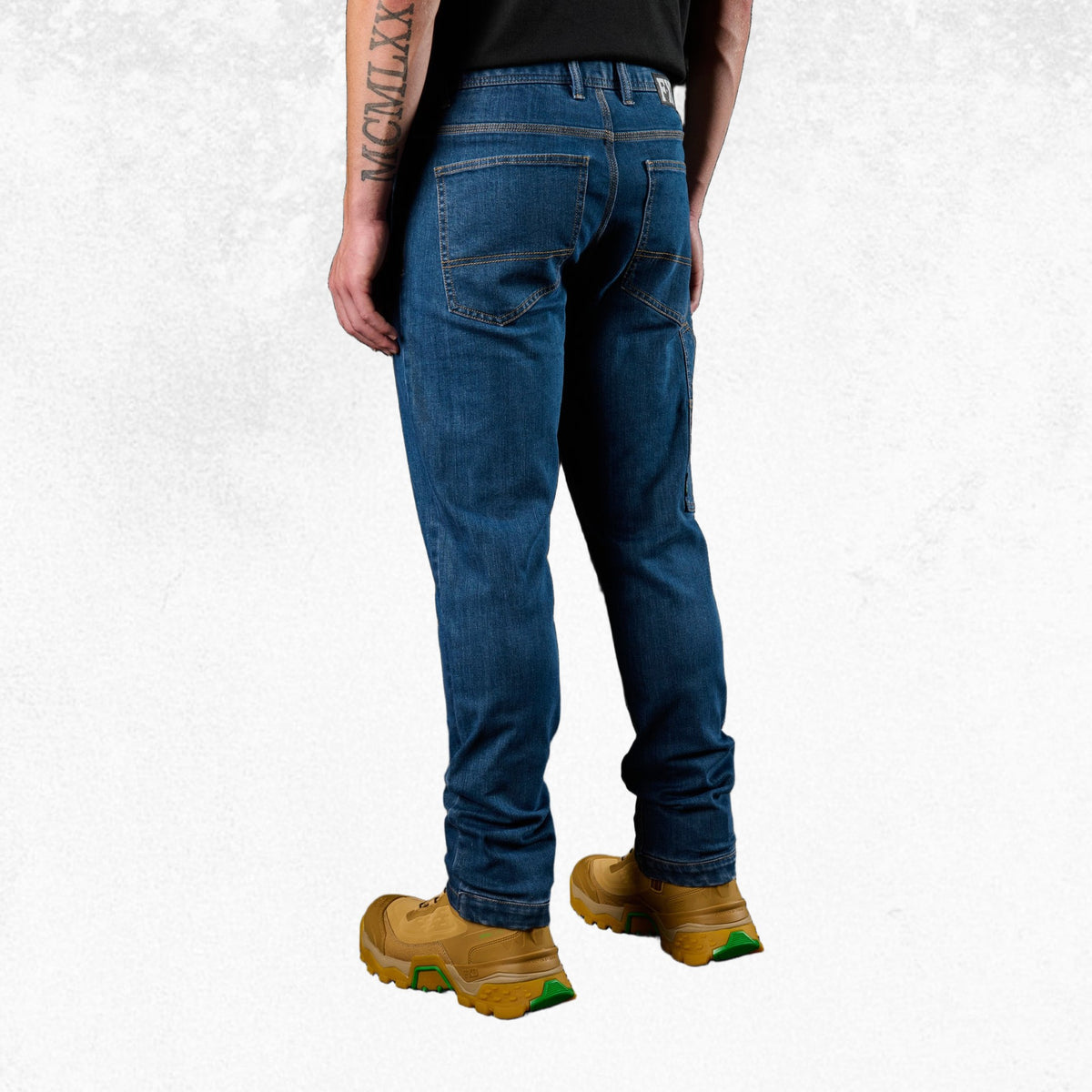 FXD WD-4 Coolmax Stretch Denim Straight Fit Jeans Mid Blue 9
