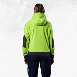 FXD WF-3W Women's Work Fleece Hoodie Hi Vis Yellow 4