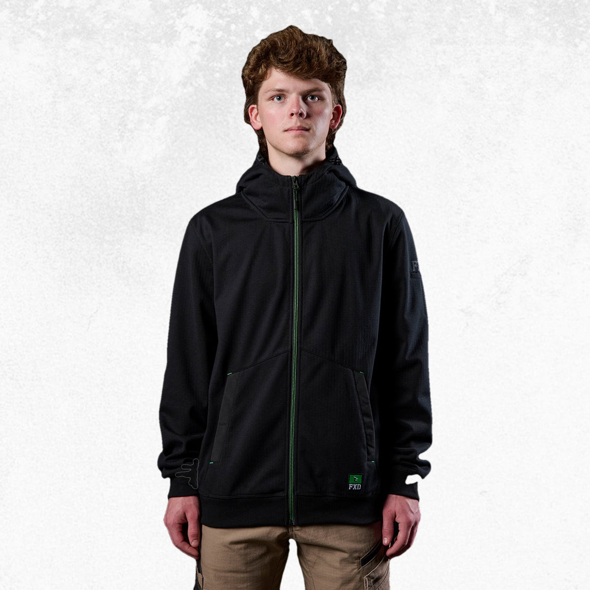 FXD WF-3 Fleece Hoodie Black 1