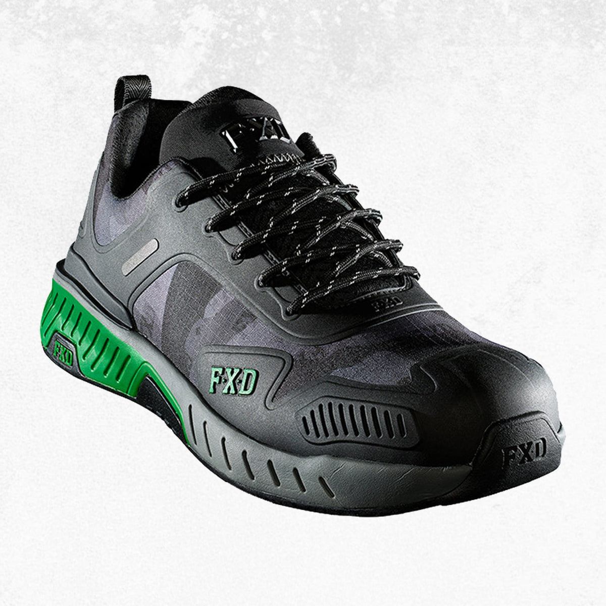FXD WJ-1 Jogger Safety Shoe Black Camo 1
