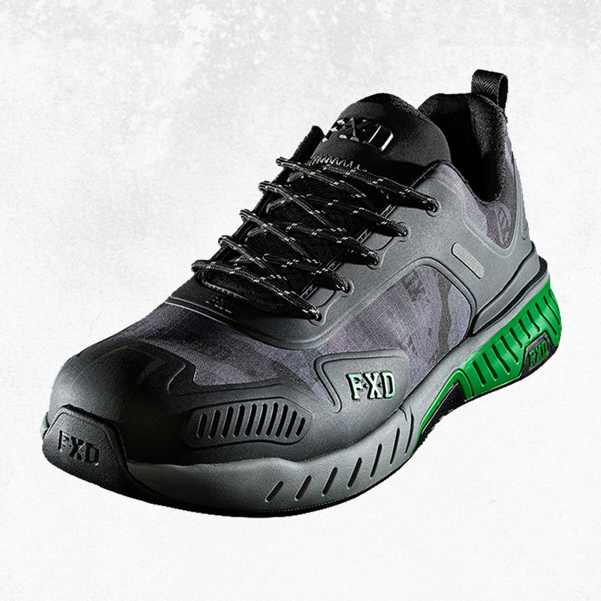 FXD WJ-1 Jogger Safety Shoe Black Camo 2