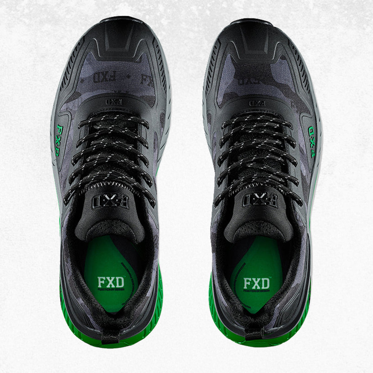 FXD WJ-1 Jogger Safety Shoe Black Camo 8