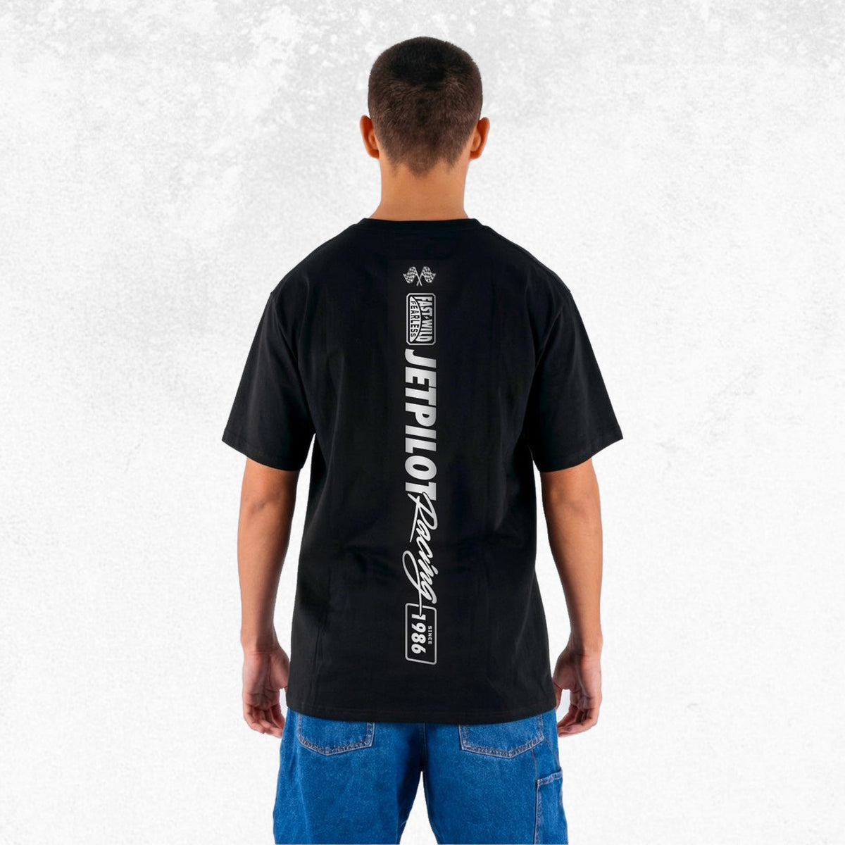 JetPilot Fast Lane SS Tee Black 2