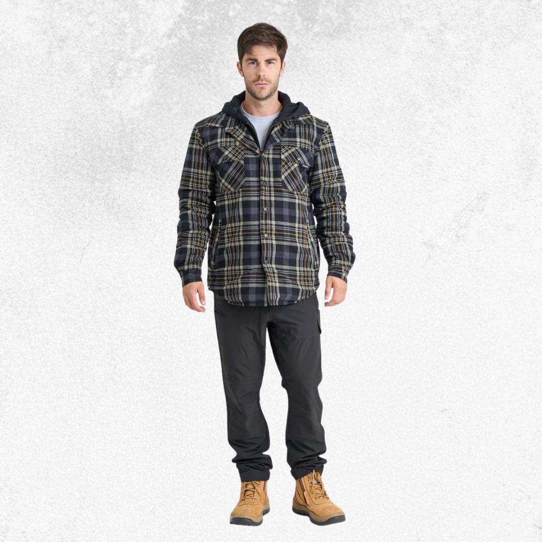Jetpilot Quilted Men's Flannel Jacket