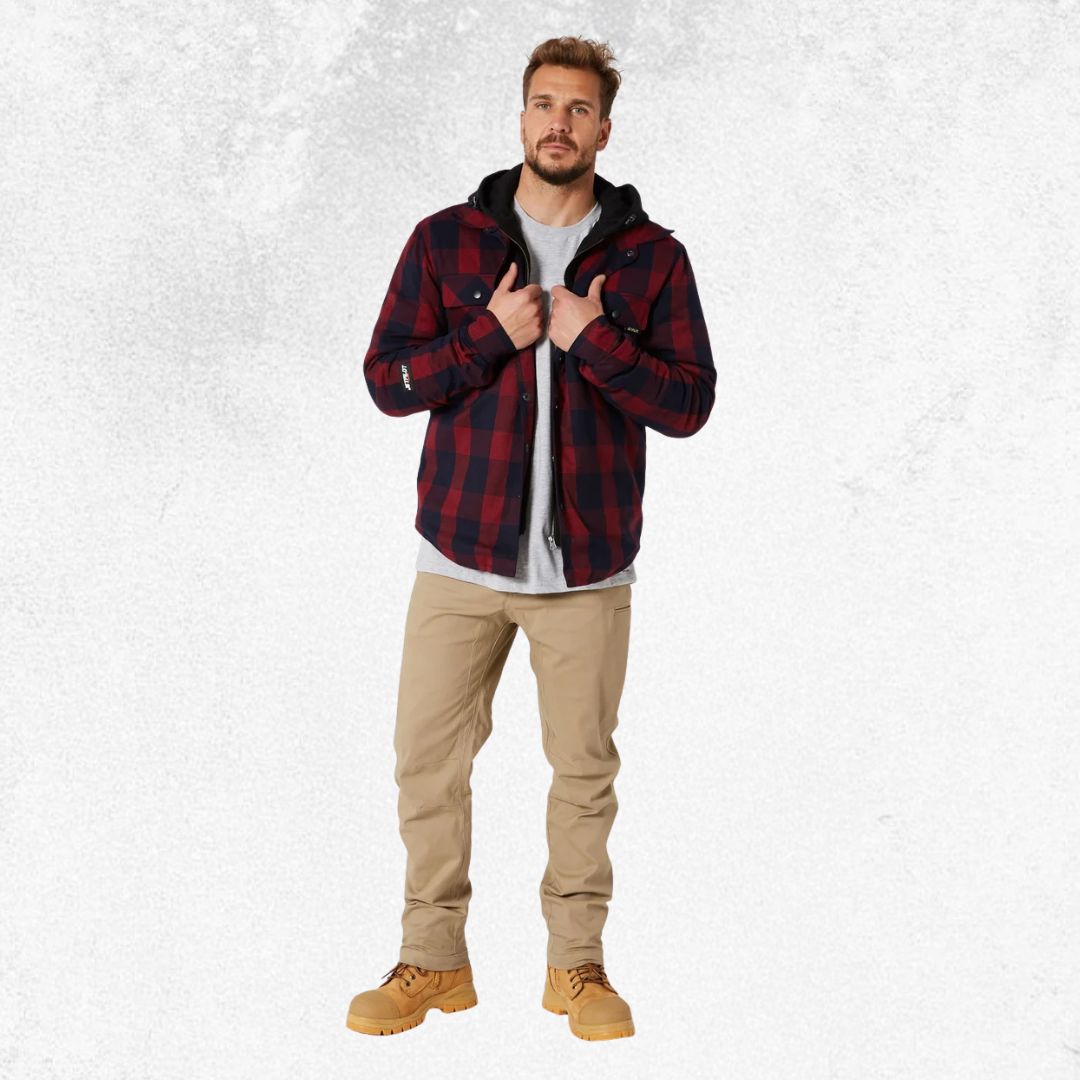 Jetpilot Quilted Men's Flannel Jacket