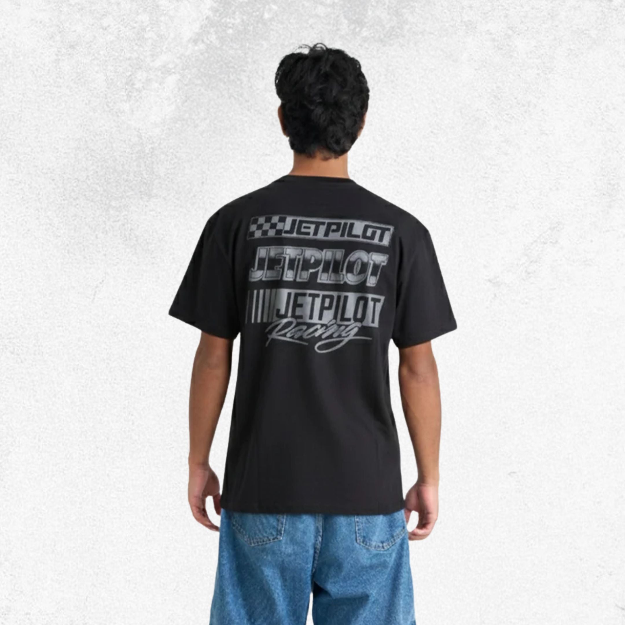 Jetpilot Stacked Racing Short Sleeve Tee