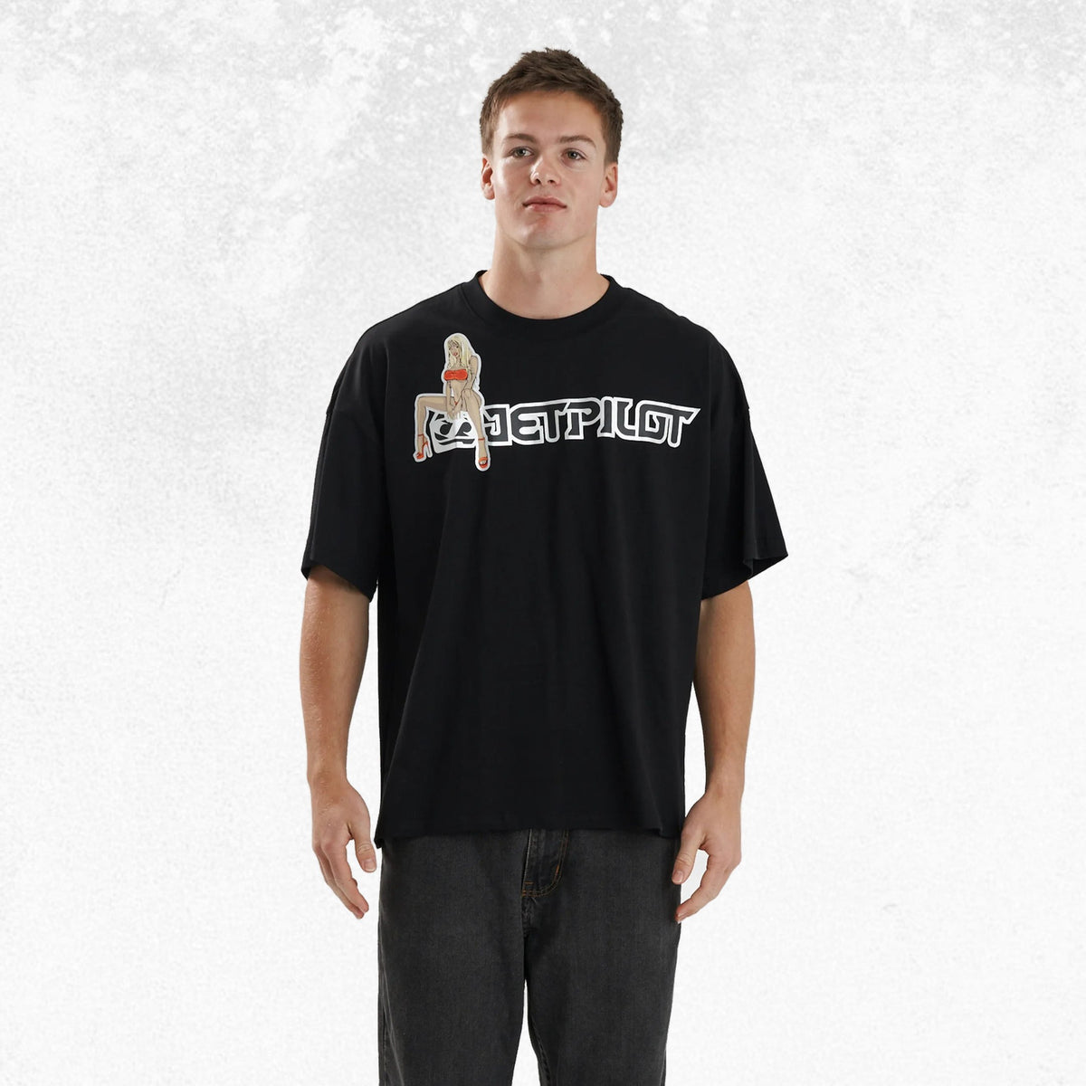 Jetpilot Double D Tee Black 1
