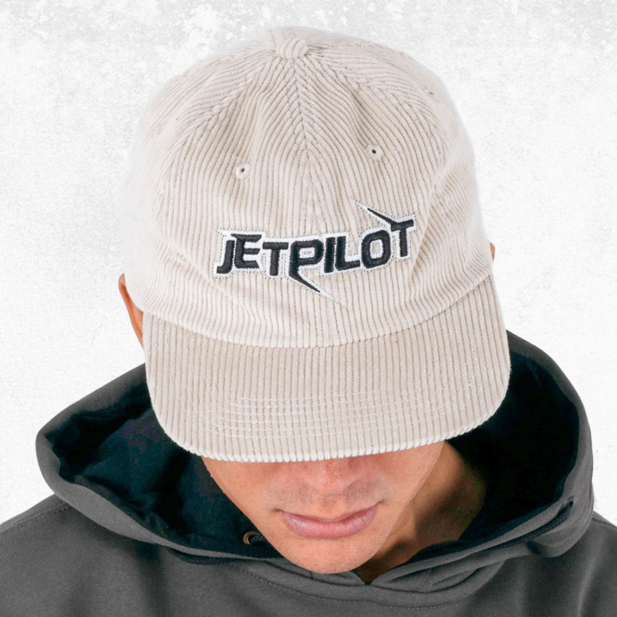Jetpilot Raptor 2 Corduroy 6 Panel Cap Cement 2