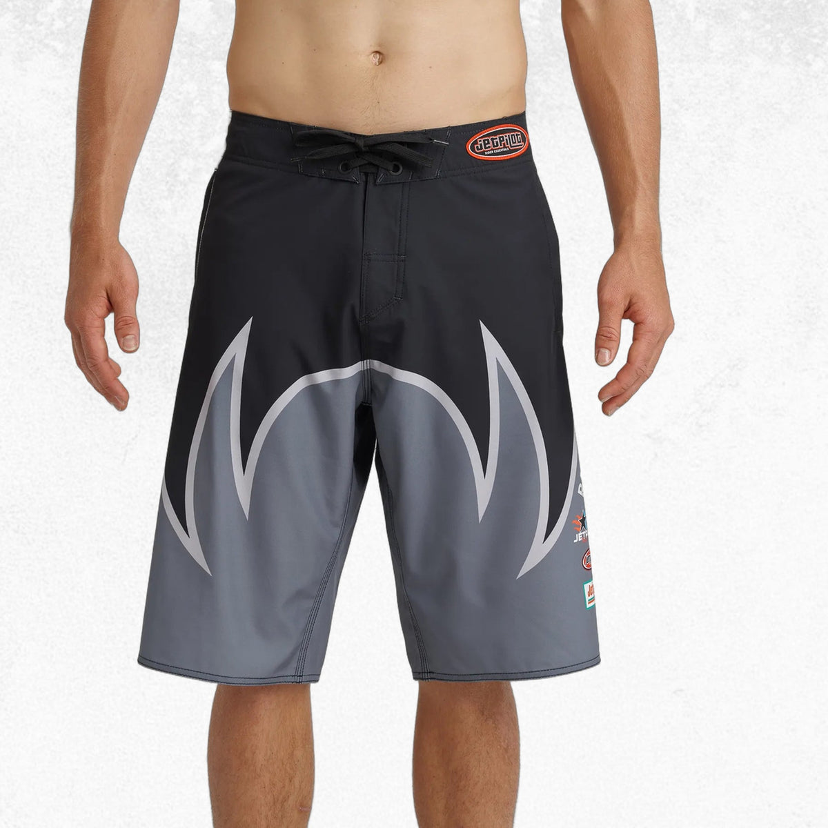 Jetpilot Winged Boardshort Grey 3