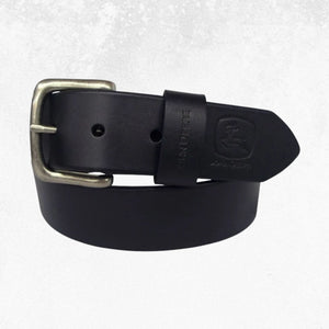 John Deere 38mm Leather Belt