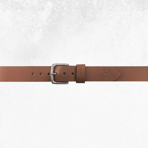 John Deere 38mm Leather Belt