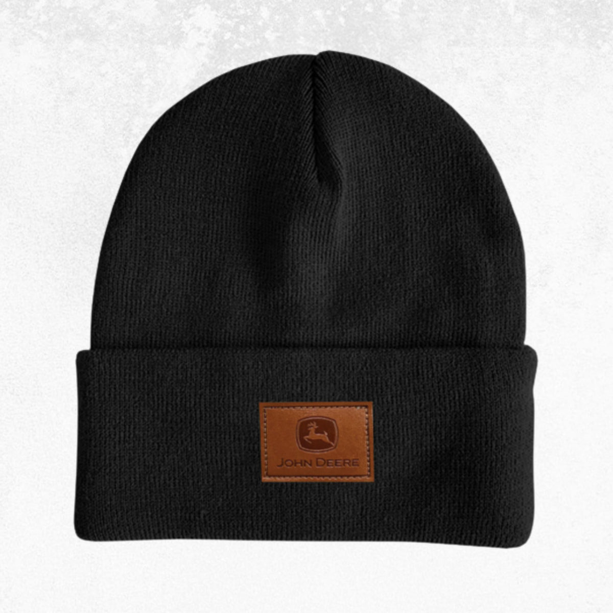 John Deere Cuffed Beanie with Patch