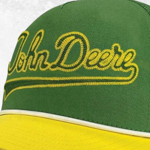 John Deere Letterman Rope Trucker Mesh Back Cap