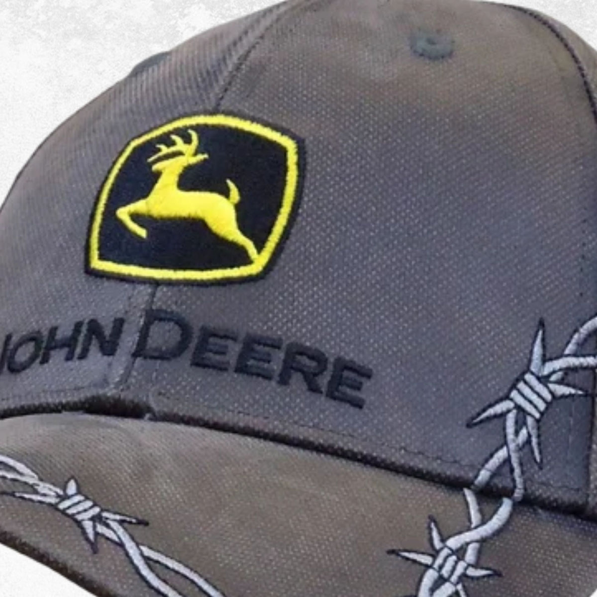 John Deere Oilskin Cap