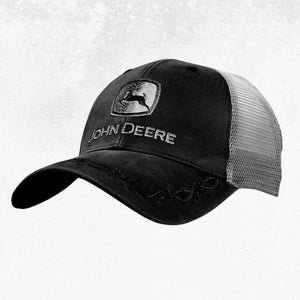 John Deere Oilskin Trucker Mesh Cap
