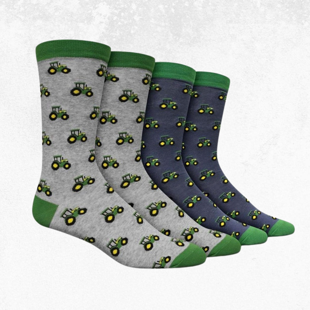 John Deere Tractor Row Fashion Socks - 2 Pack