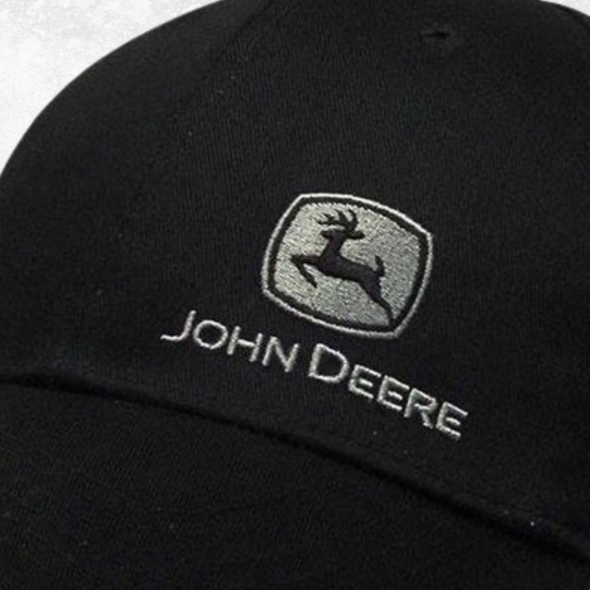 John Deere Trademark Offset Logo Twill Cap