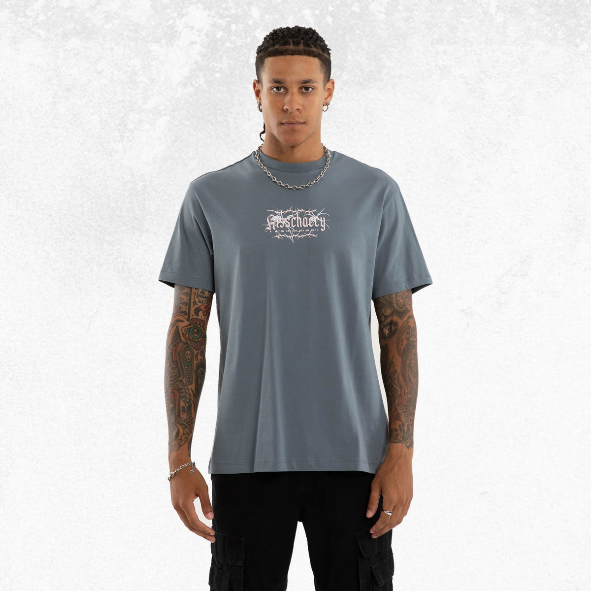 Kiss Chacey Charlotte Relaxed Tee Stormy Weather 1