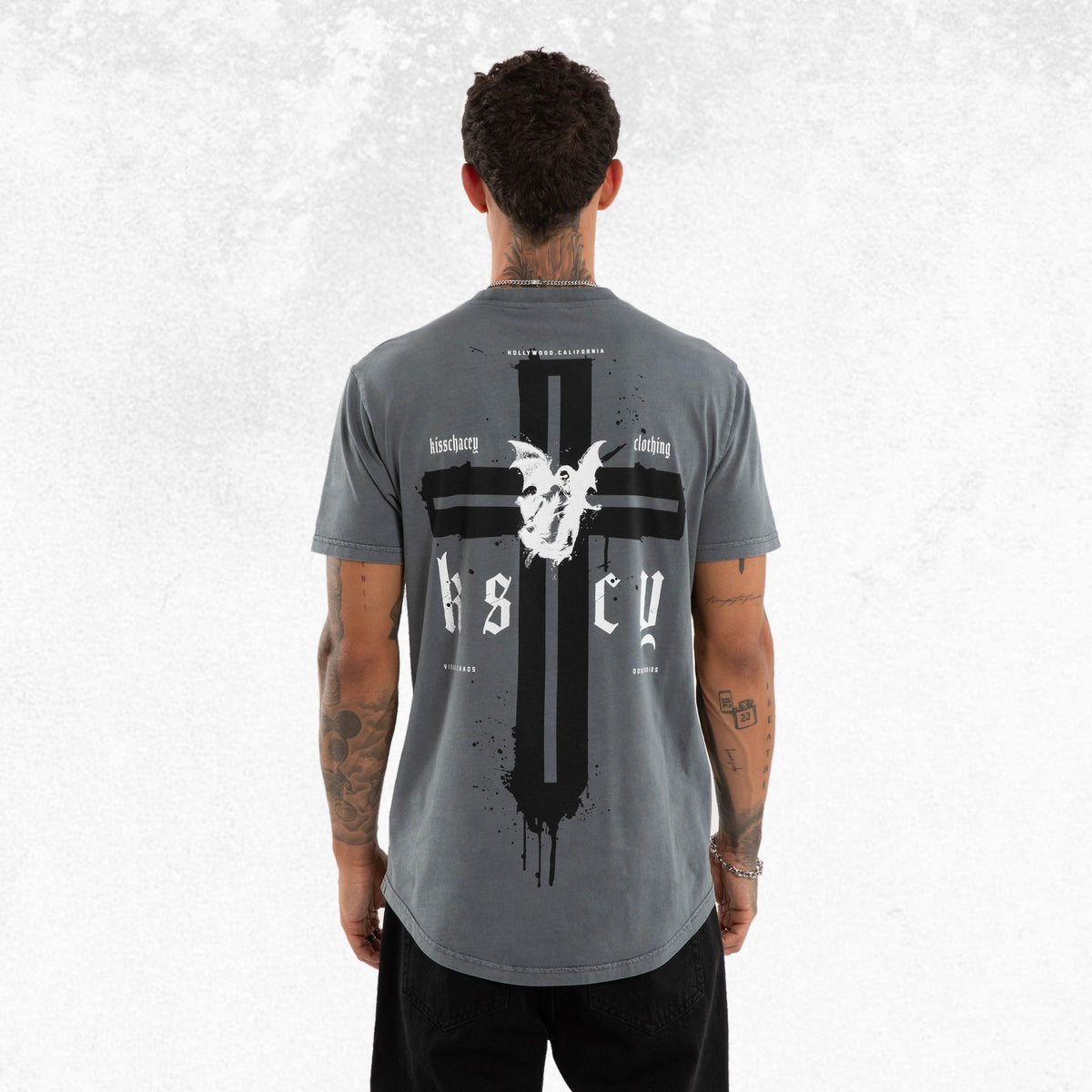 Kiss Chacey Ethereal Dual Curved Tee Pigment Dark Slate 1