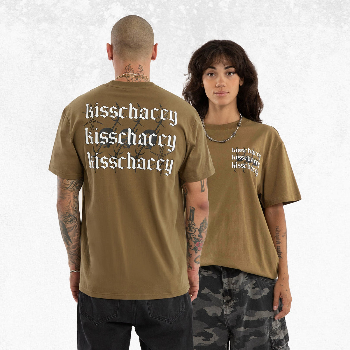 Kiss Chacey Fierce Relaxed Tee Military 1