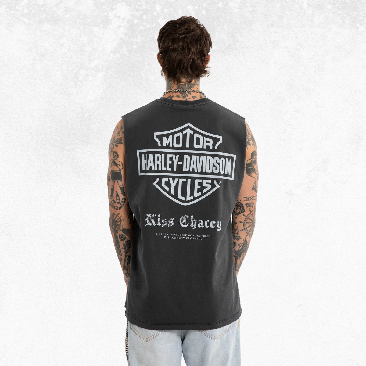 Kiss Chacey Harley-Davidson Idle Relaxed Muscle Pigment Black 1