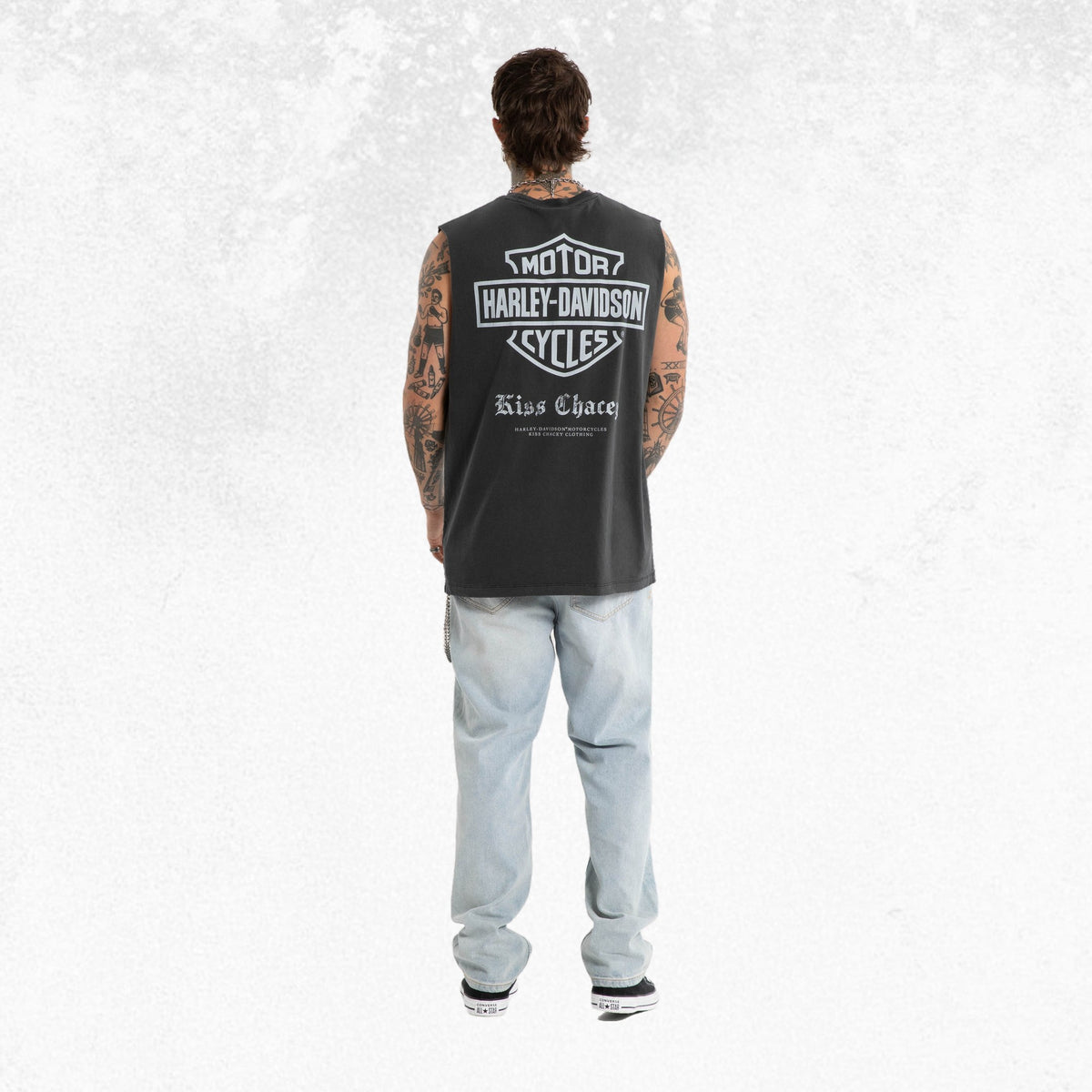 Kiss Chacey Harley-Davidson Idle Relaxed Muscle Pigment Black 5
