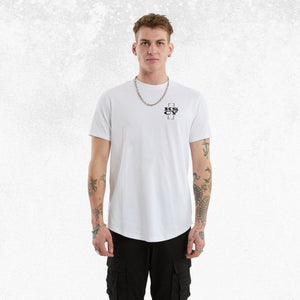 Kiss Chacey Hunter Dual Curved Tee Optical White 1