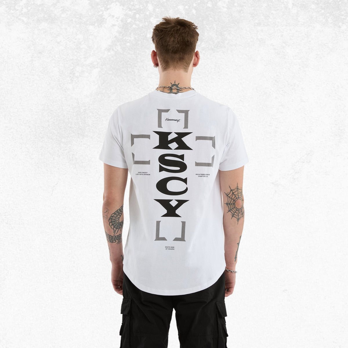 Kiss Chacey Hunter Dual Curved Tee Optical White 2