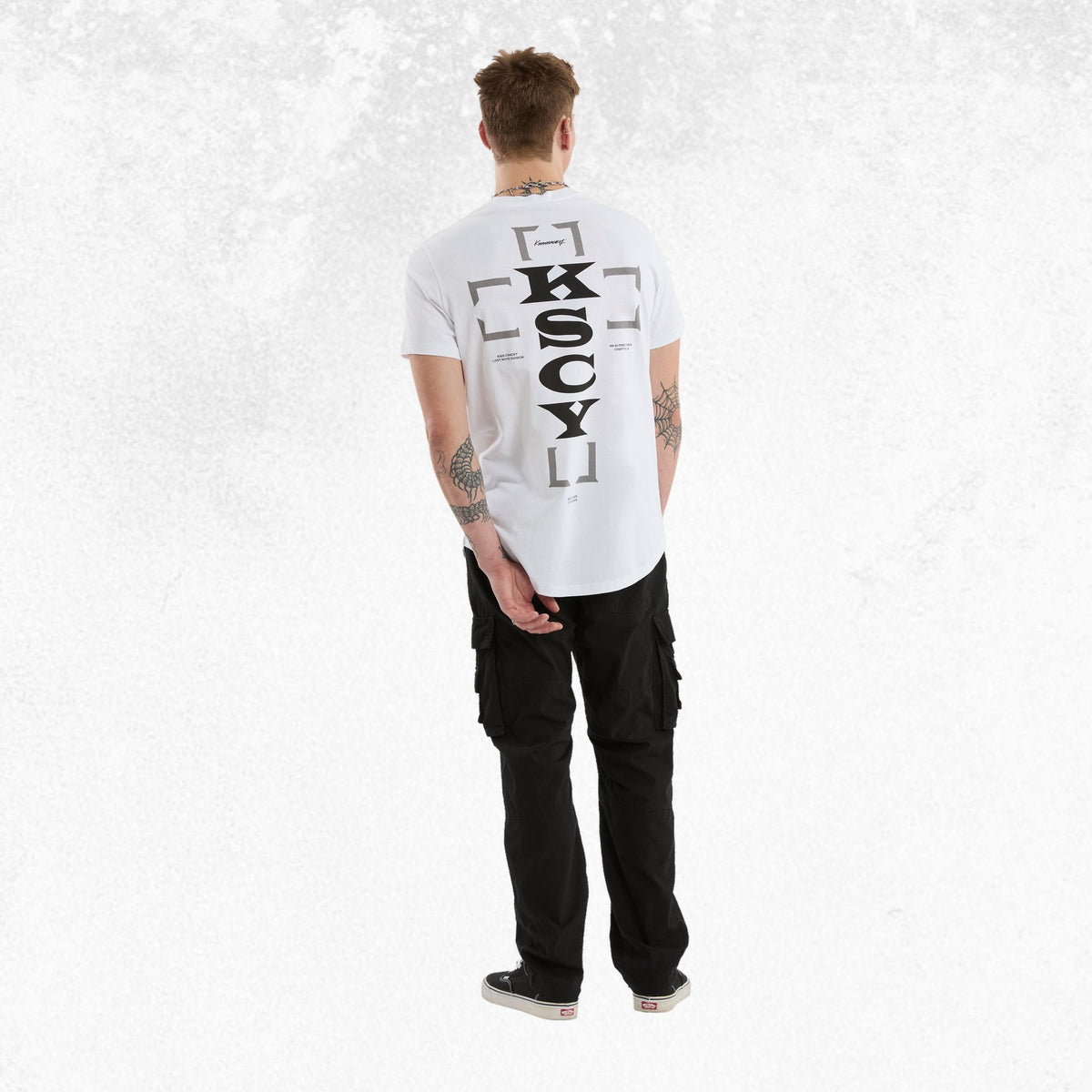 Kiss Chacey Hunter Dual Curved Tee Optical White 4