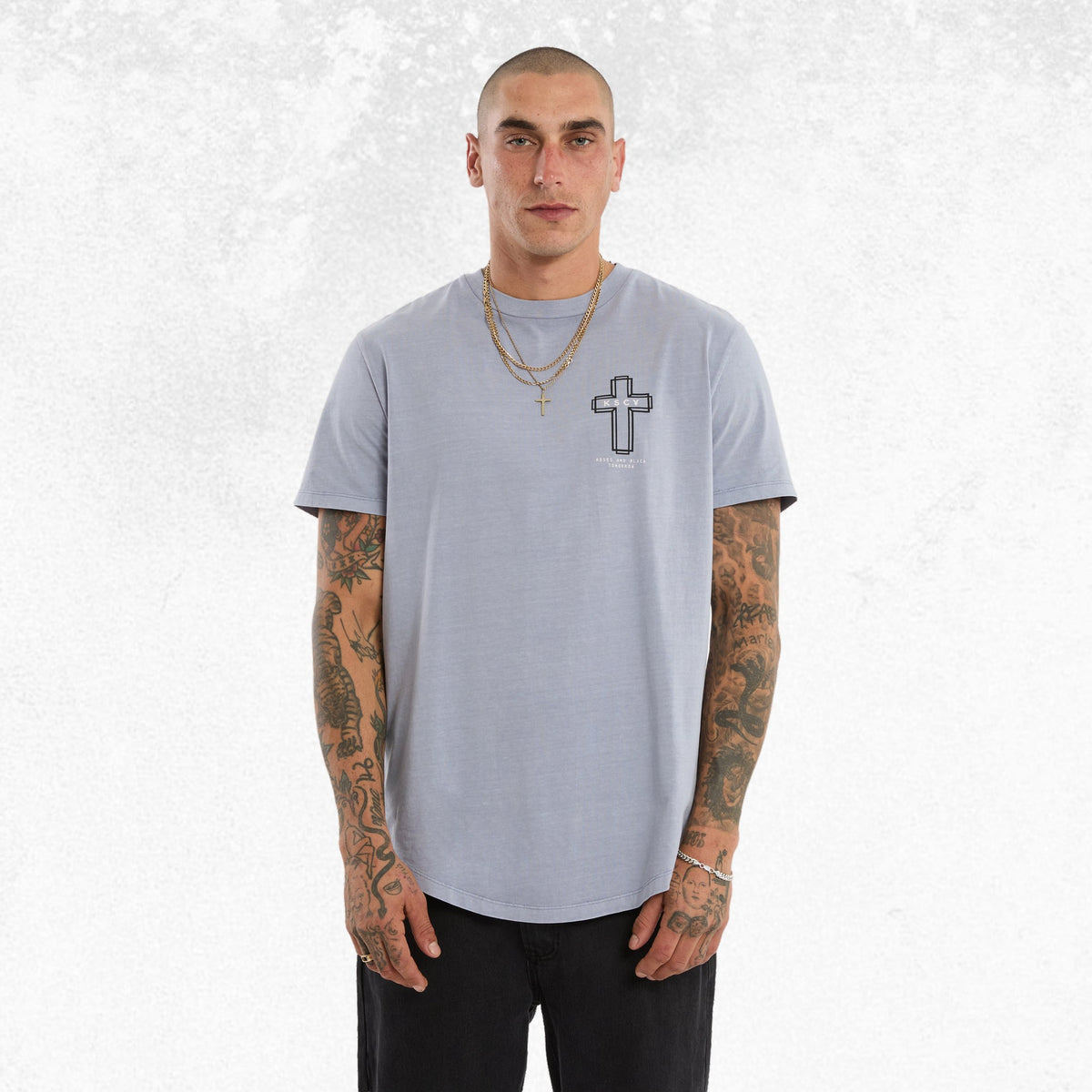 Kiss Chacey Sanctus Dual Curved Tee Pigment Lavender 1