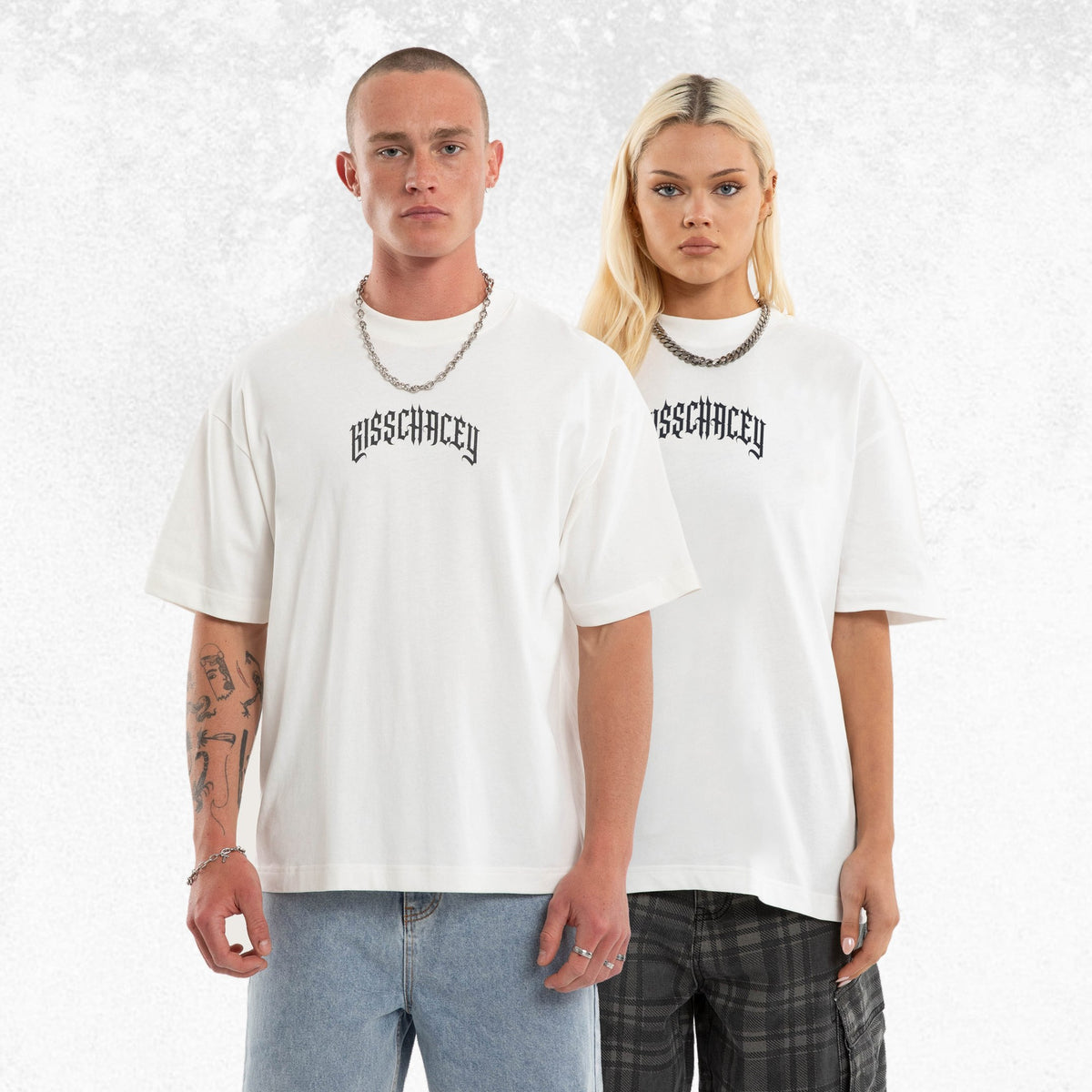 Kiss Chacey Seek Heaven Street Tee Natural White 2