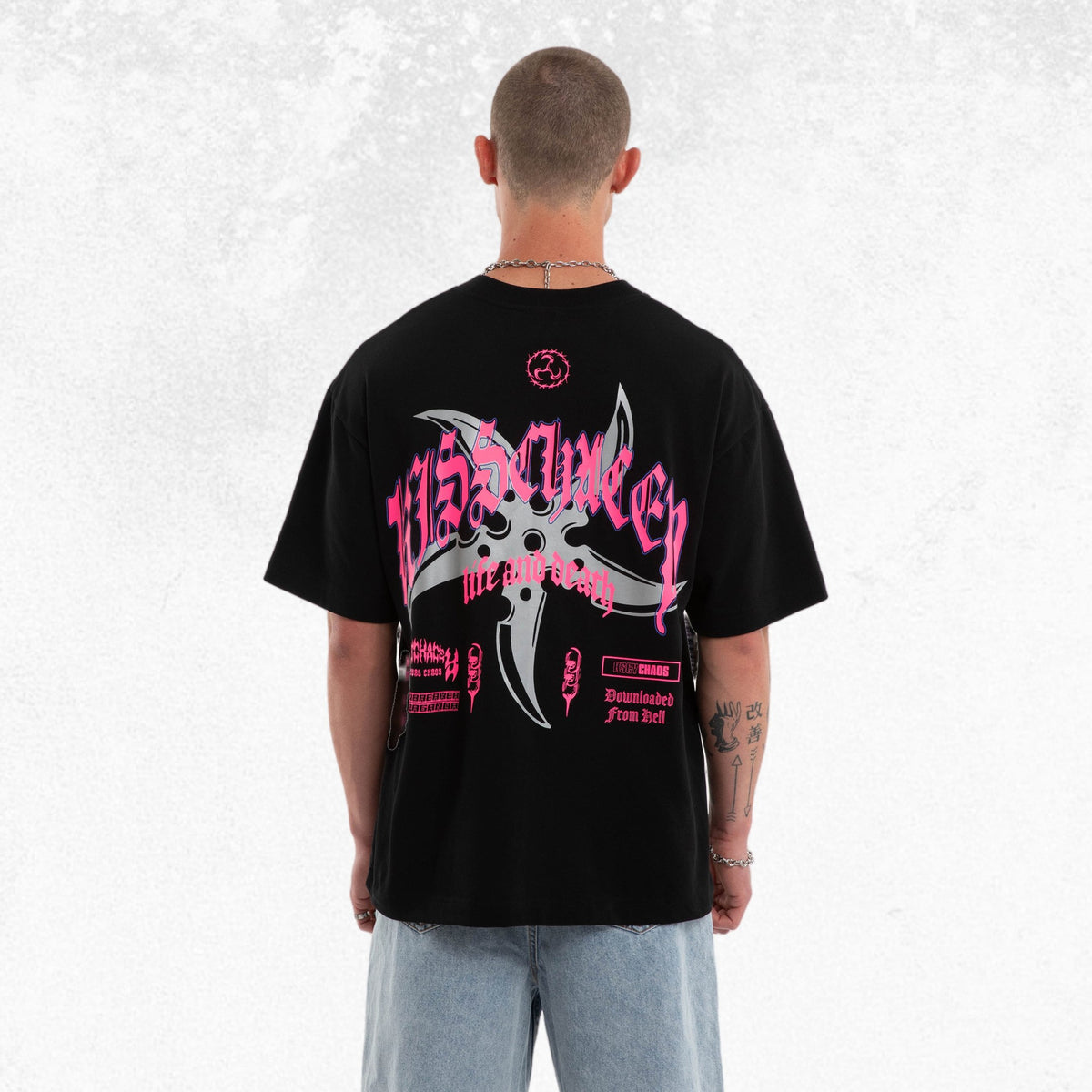 Kiss Chacey Shield Street Tee Jet Black 2