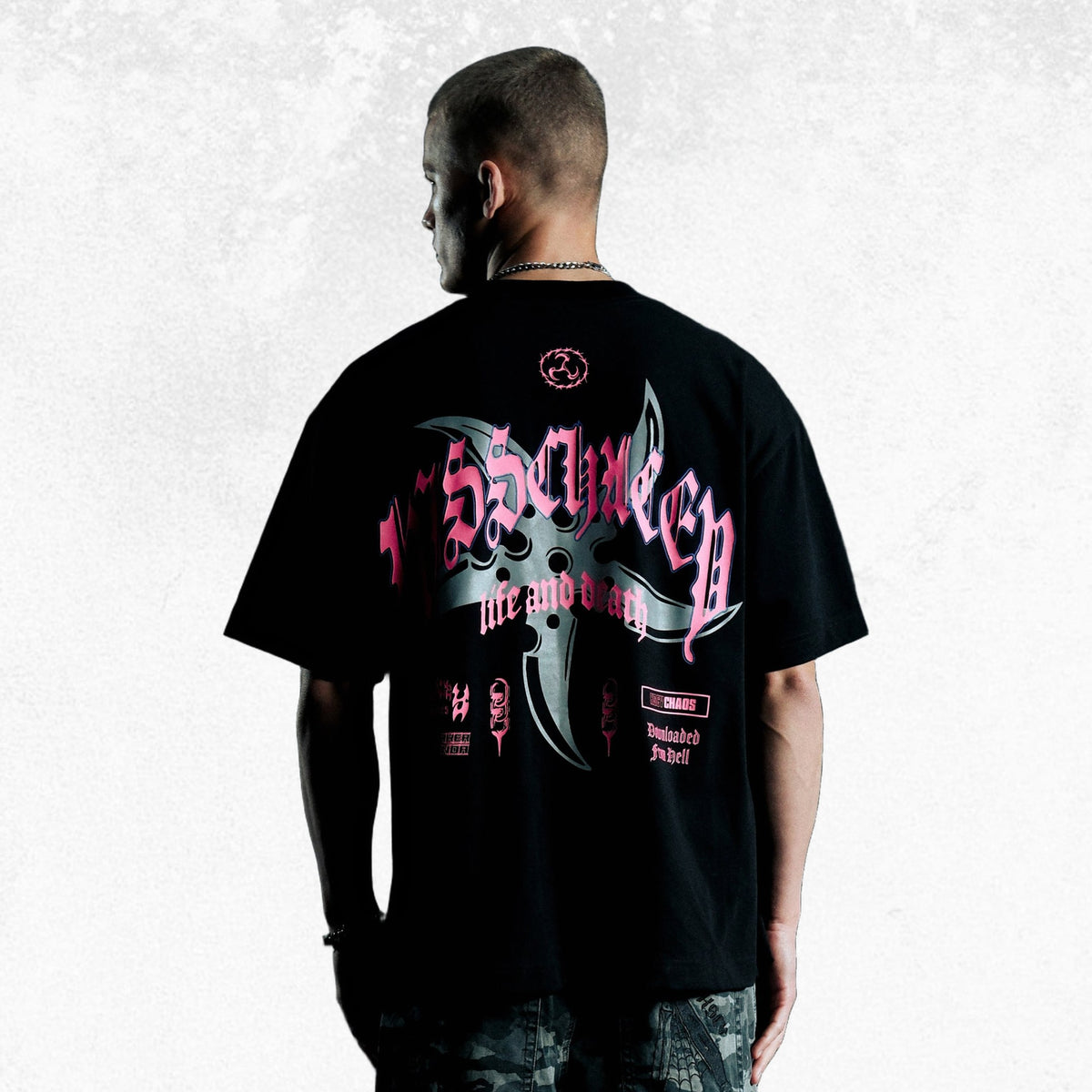 Kiss Chacey Shield Street Tee Jet Black 3