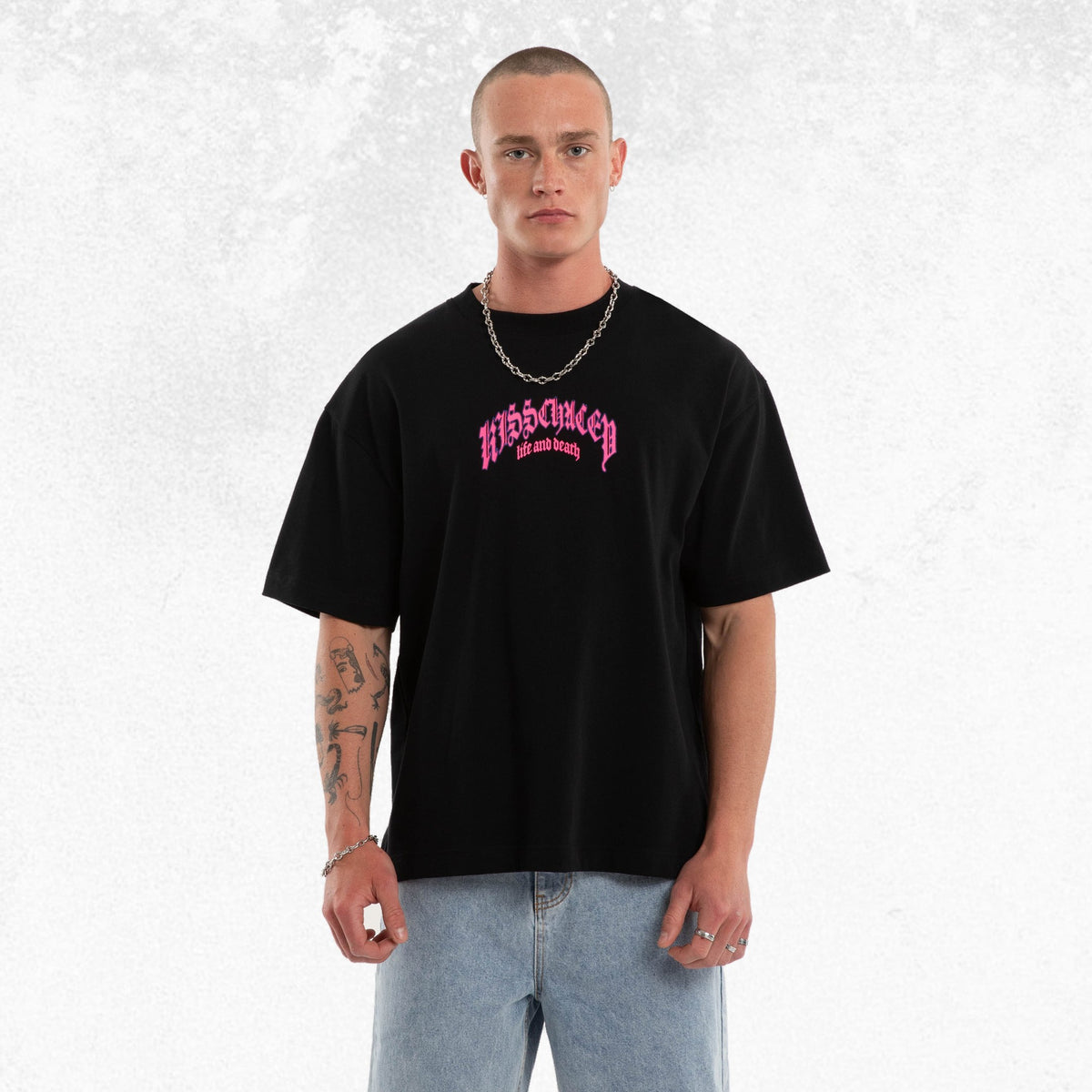 Kiss Chacey Shield Street Tee Jet Black 4
