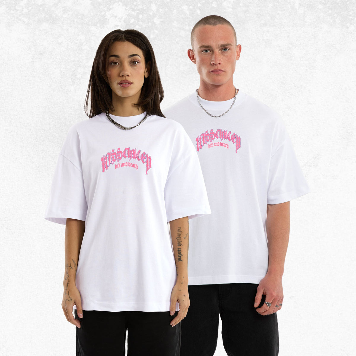 Kiss Chacey Shield Street Tee White 1
