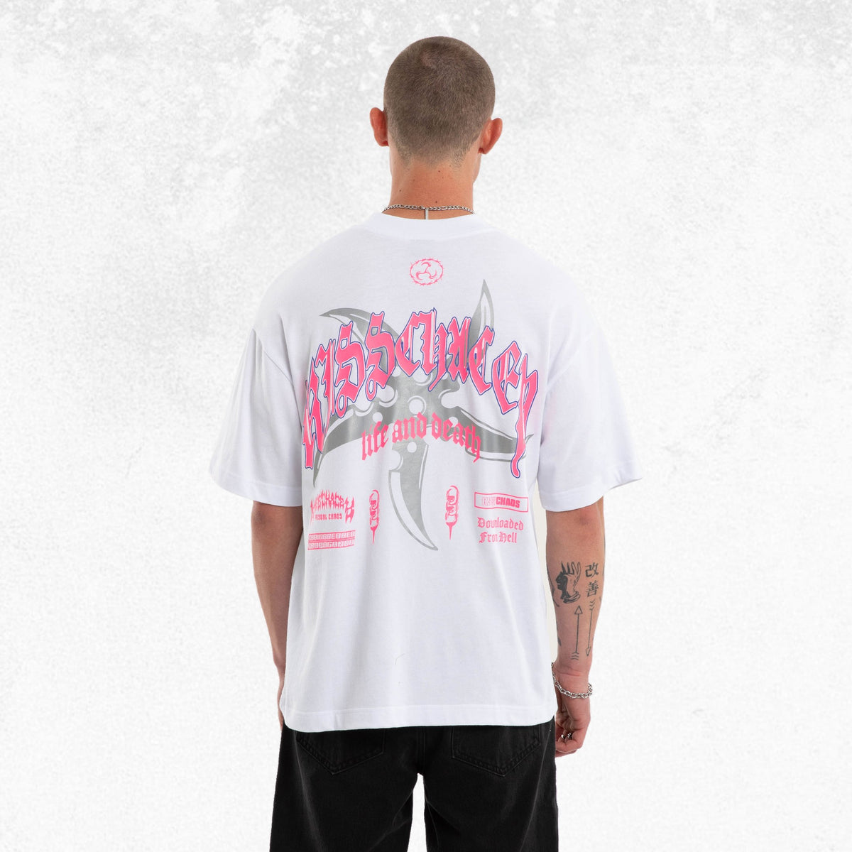 Kiss Chacey Shield Street Tee White 2