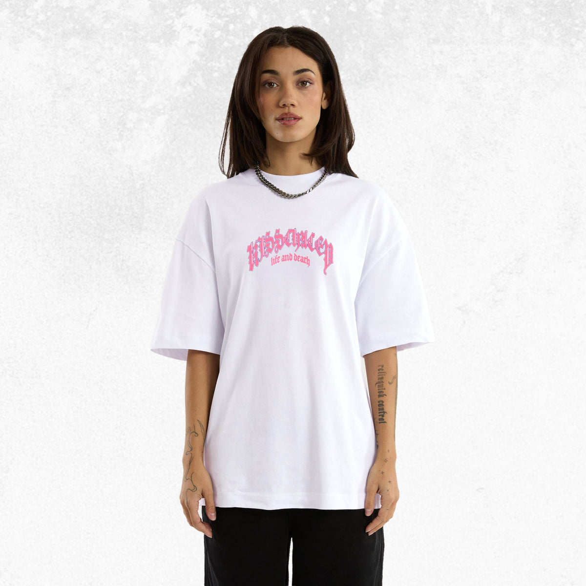 Kiss Chacey Shield Street Tee White 5