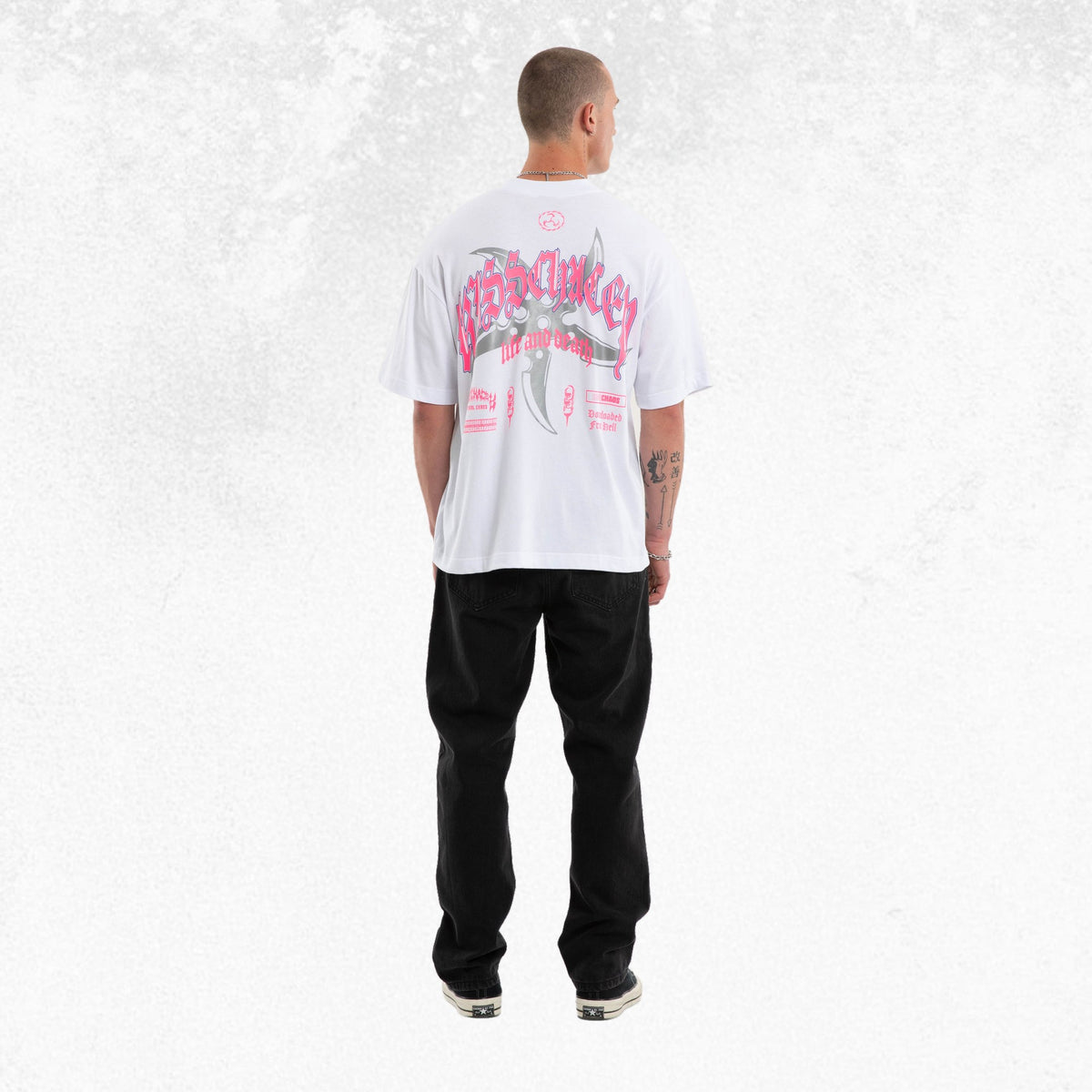 Kiss Chacey Shield Street Tee White 6