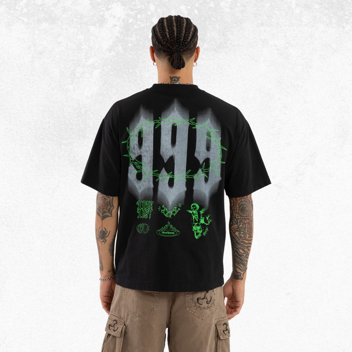 Kiss Chacey Sunset Street Tee Anthracite Black 1